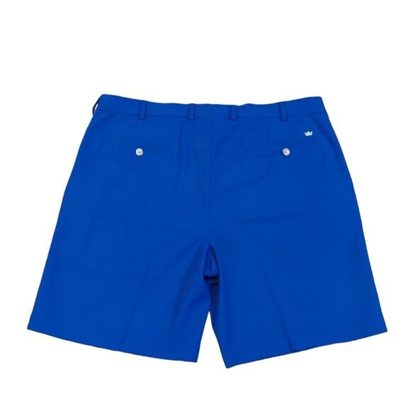 Peter Millar Crown Wicking Blue Golf Shorts Size 38 - Picture 2 of 5